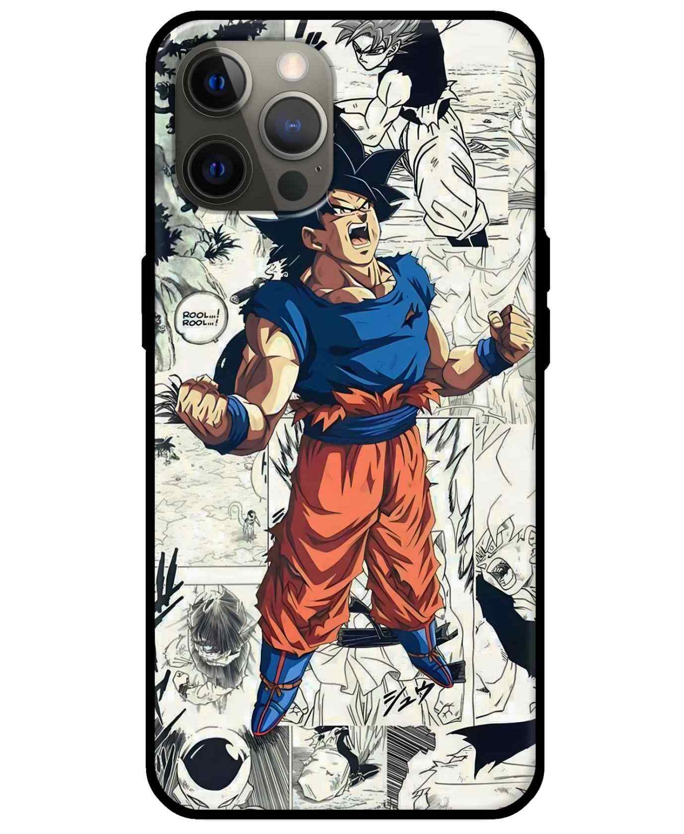 Goku Dragon ballz Glass Back Cover