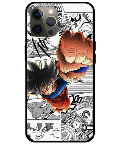 Goku Fist Dragon ballz Glass Back Cover