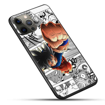 Goku Fist Dragon ballz Glass Back Cover