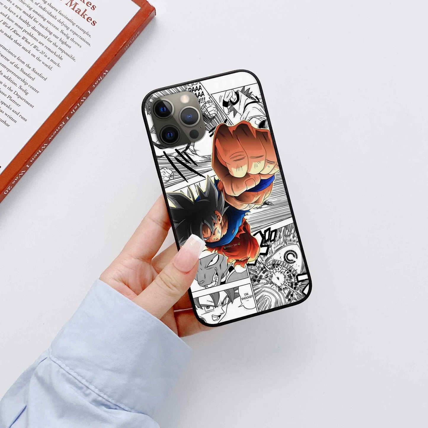 Goku Fist Dragon ballz Glass Back Cover