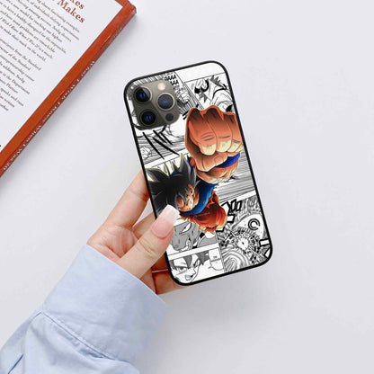 Goku Fist Dragon ballz Glass Back Cover