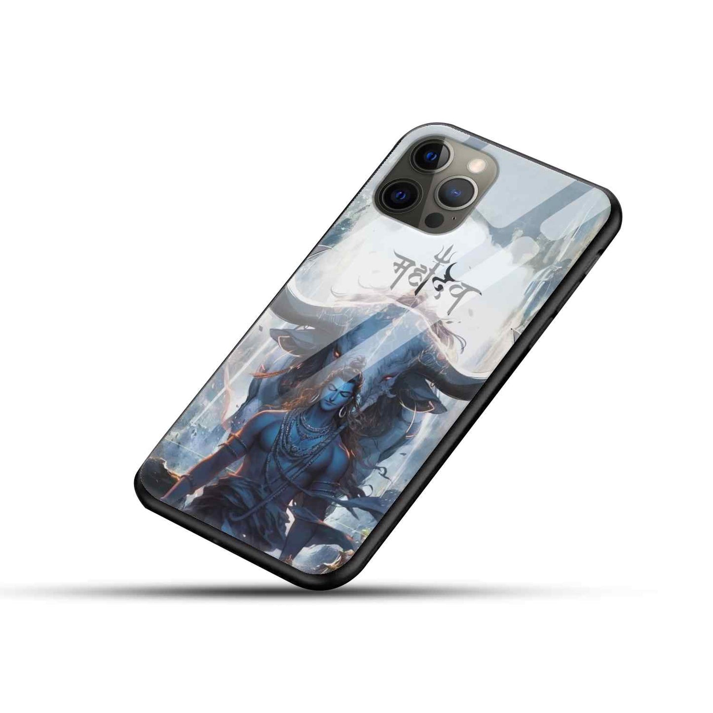 Shiv Ji  Glass Back Cover