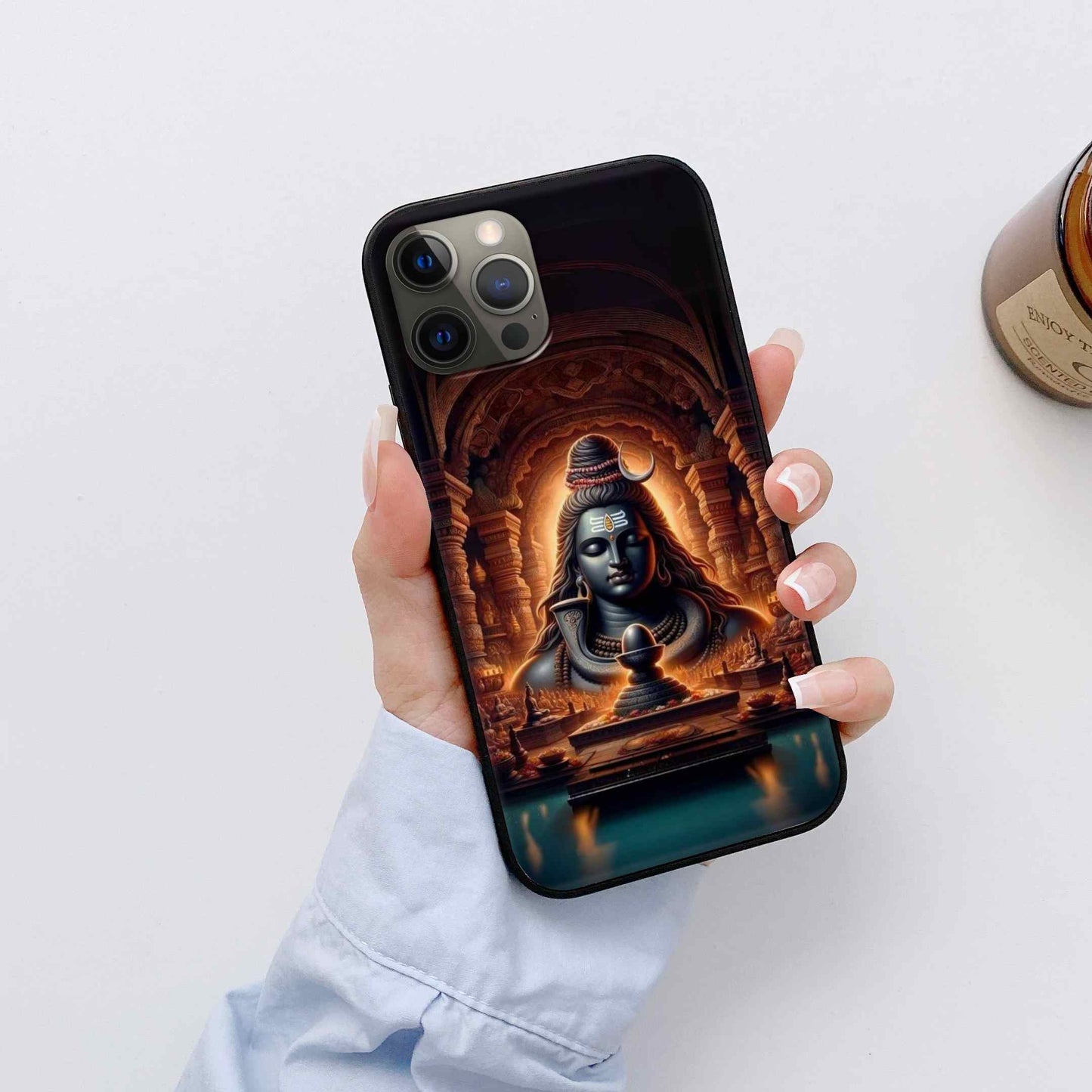 Shiv Ji Glass Back Cover