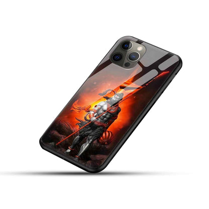 Hanuman Ji Glass Back Cover