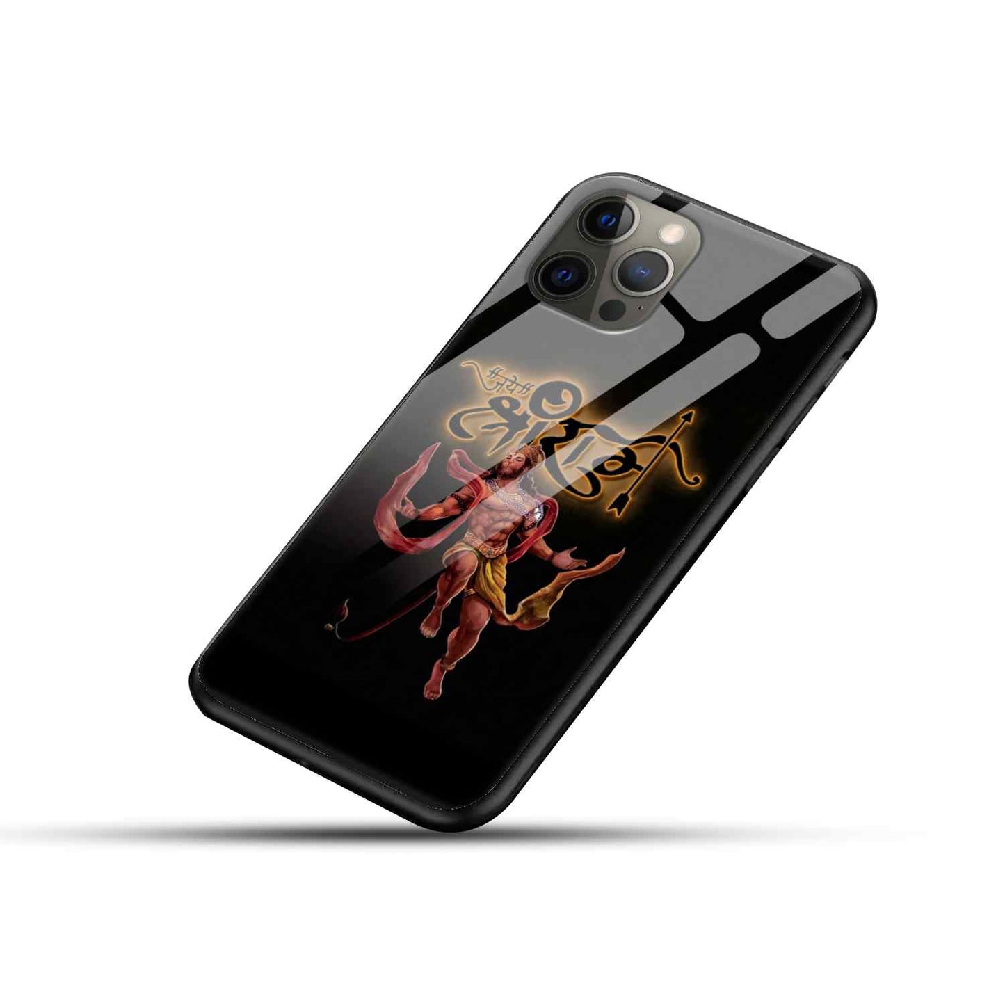 Hanuman Ji Glass Back Cover