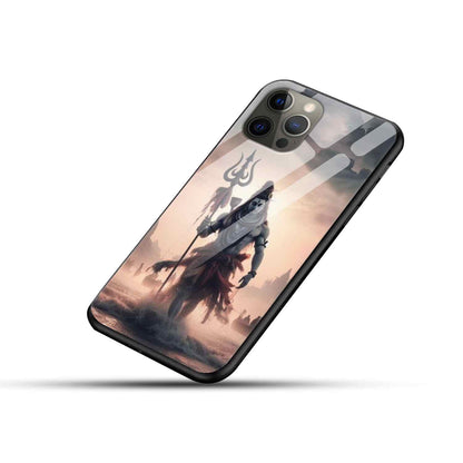 Shiv ji Glass Back Cover