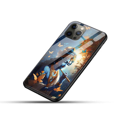 Krishna Ji Glass Back Cover