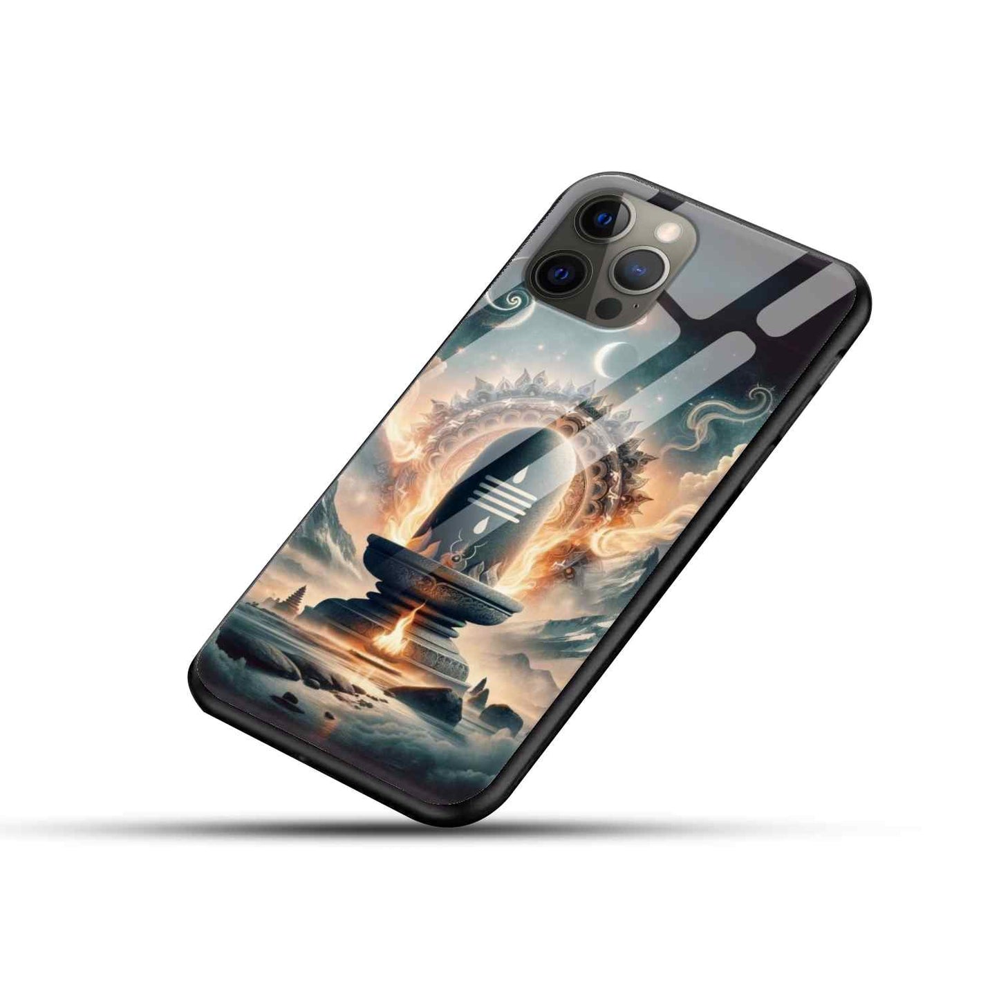 Shiv Ji  Glass Back Cover