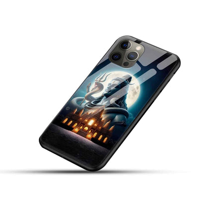 Shiv Ji  Glass Back Cover