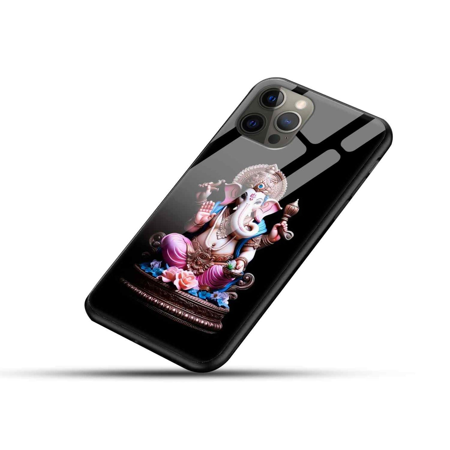 Ganesh ji Glass Back Cover