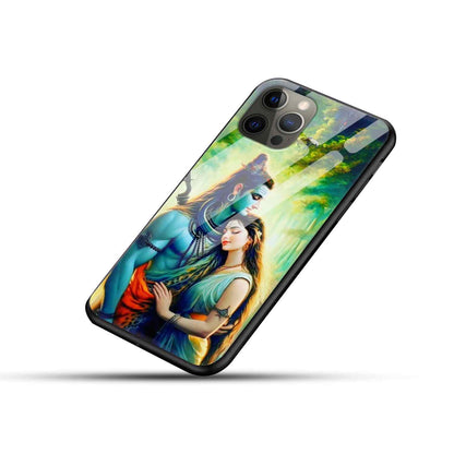 Shiv ji Glass Back Cover