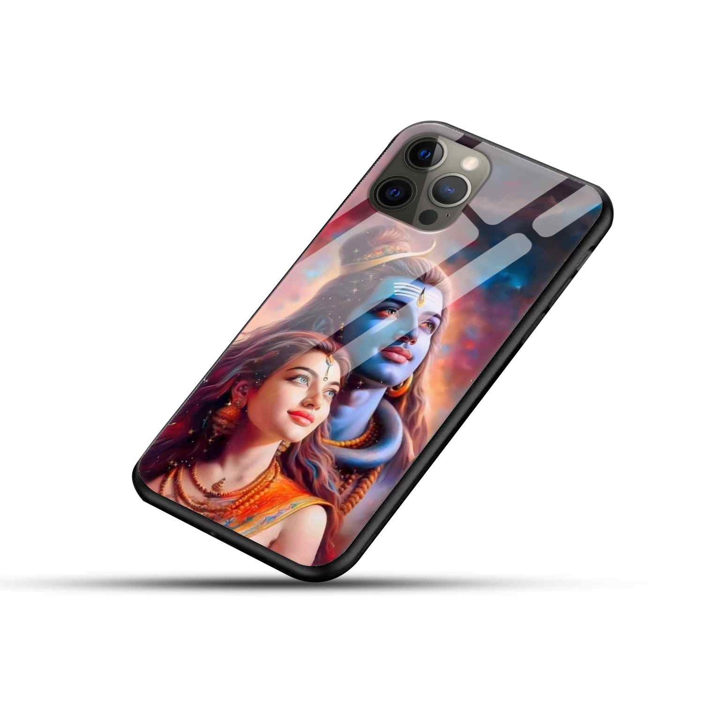 Shiv ji Glass Back Cover