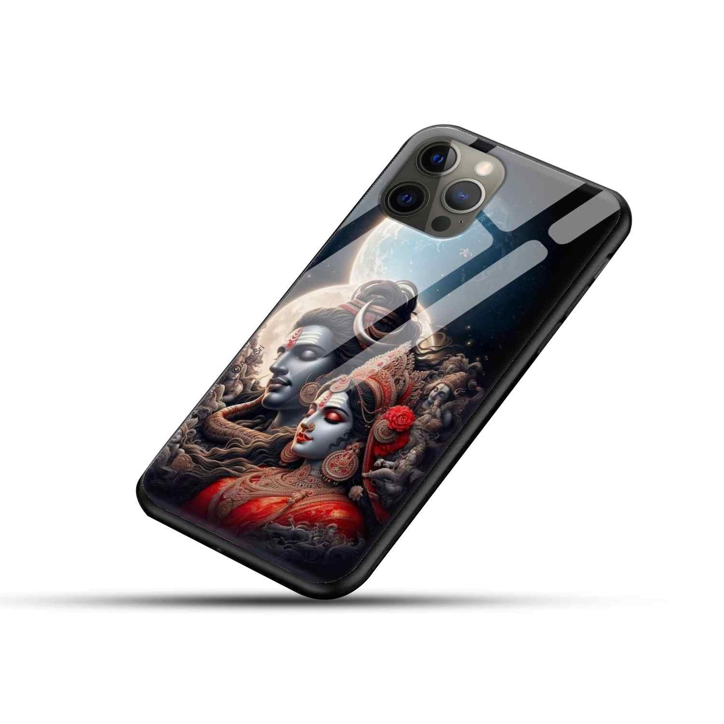 Shiv ji Glass Back Cover