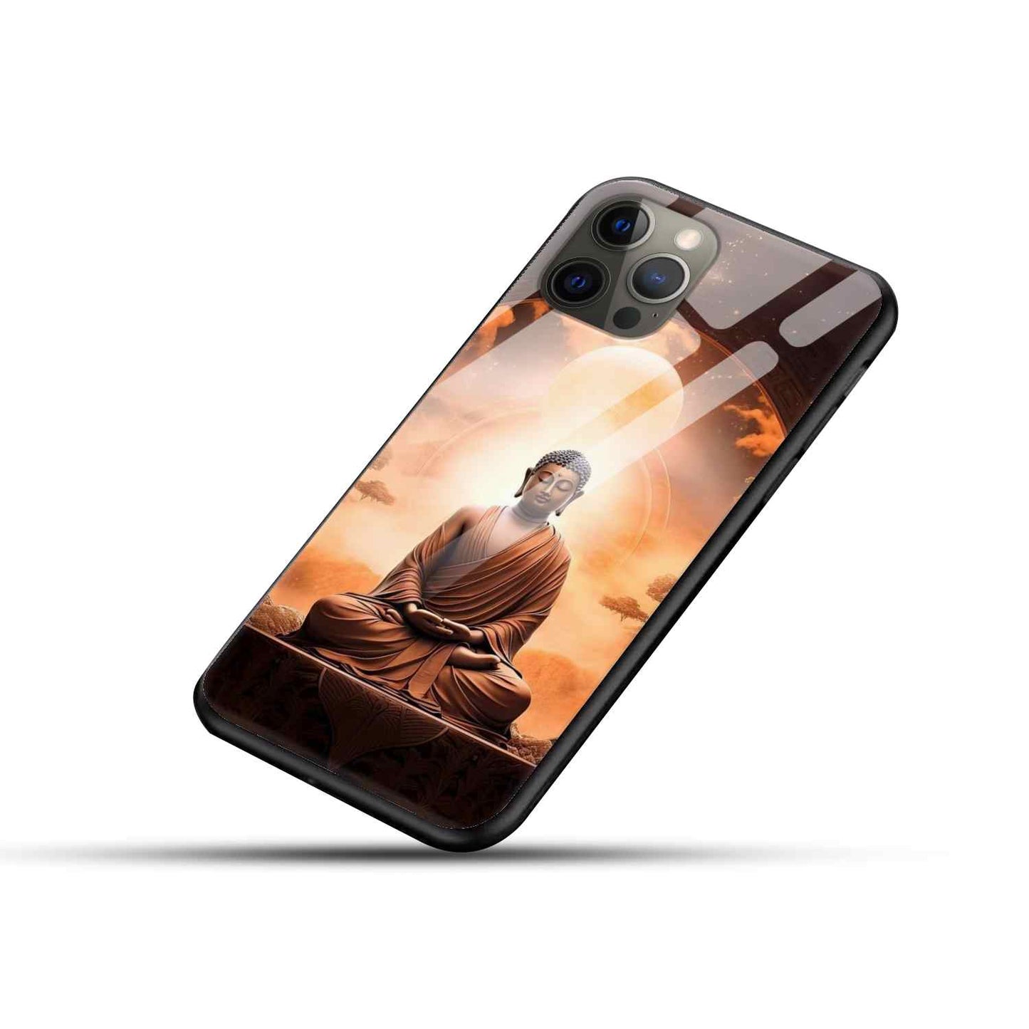 Buddha ji Glass Back Cover