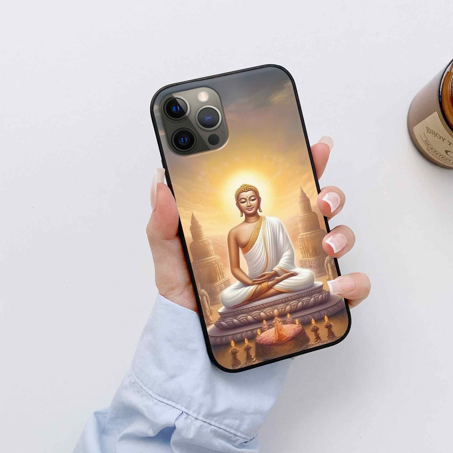 Buddha Glass Back Cover