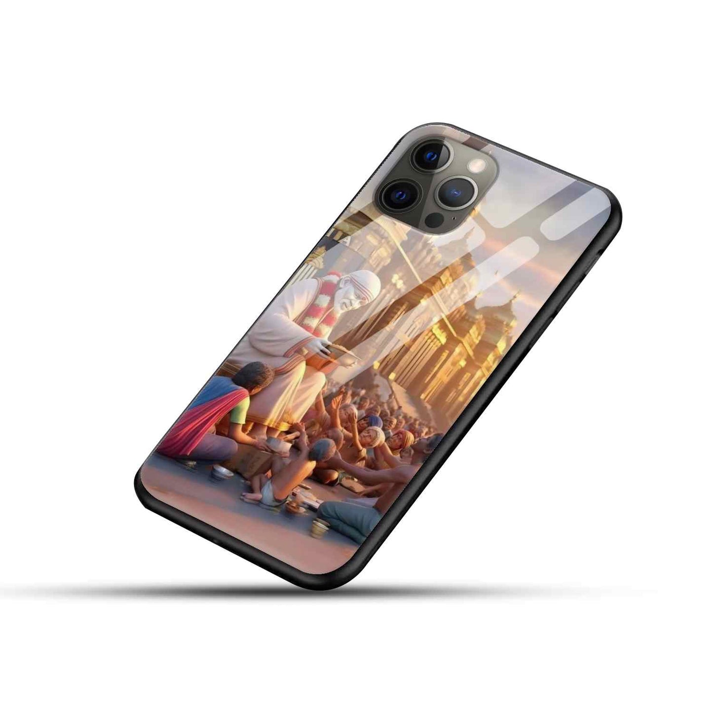 Sai BaBa Glass Back Cover