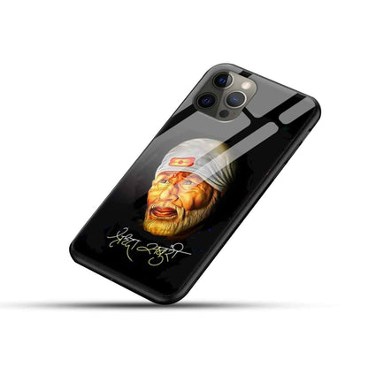 Sai baba Glass Back Cover