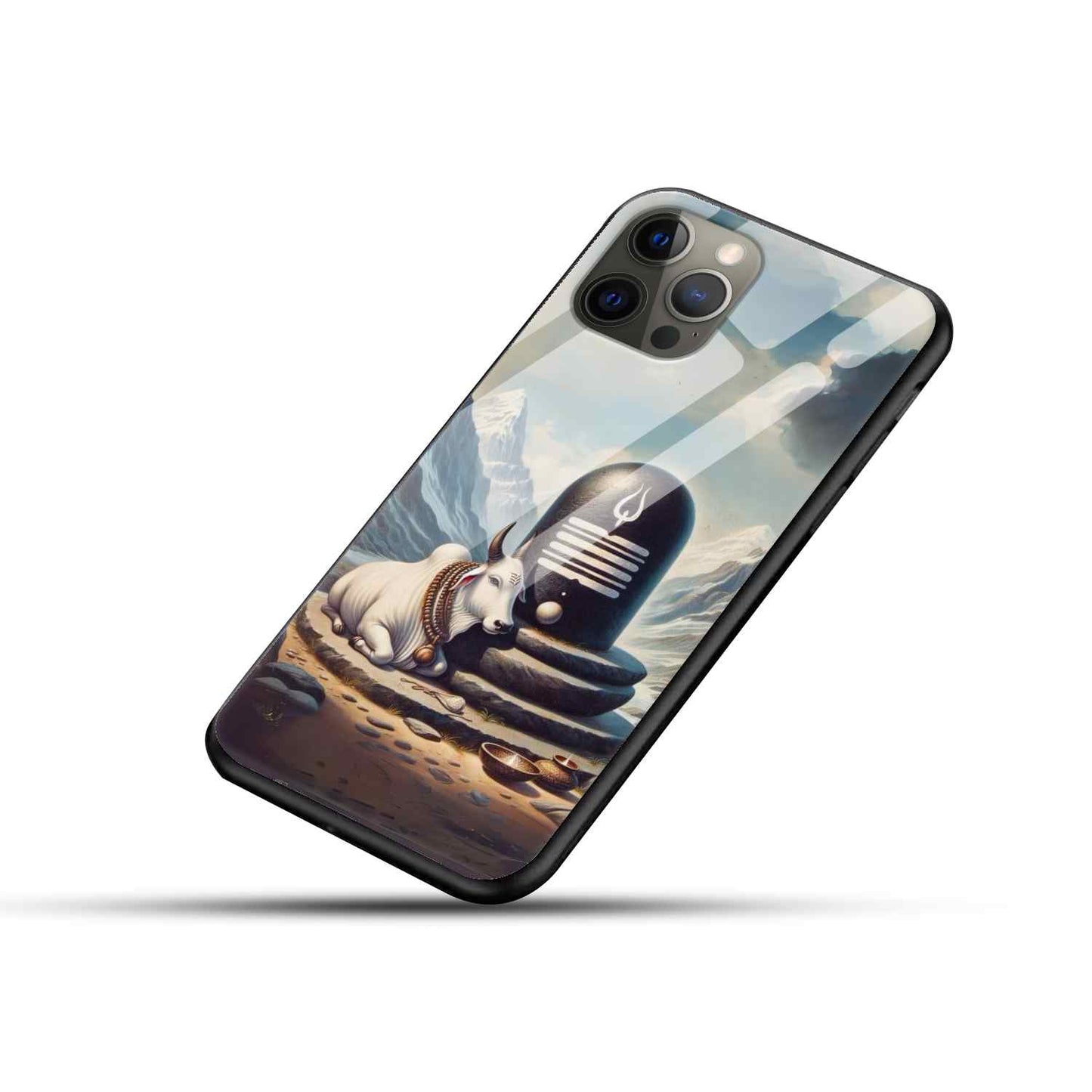 Shiv Ji  Glass Back Cover