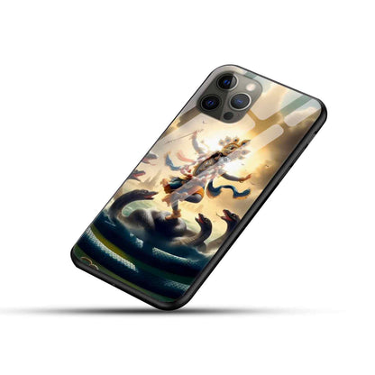 Krishna ji Glass Back Cover