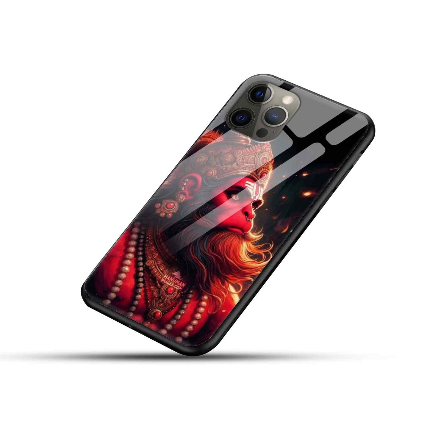 Hanuman ji Glass Back Cover