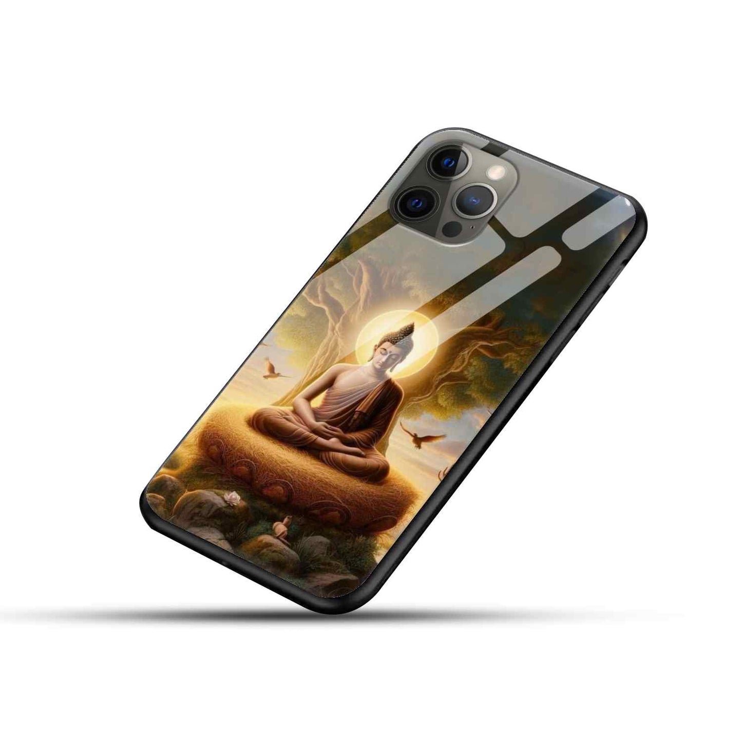 Buddha Glass Back Cover