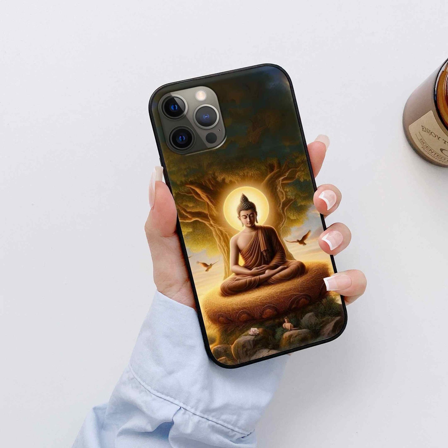 Buddha Glass Back Cover