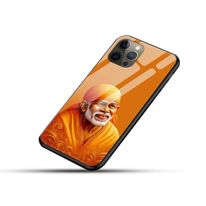 Sai BaBa Glass Back Cover