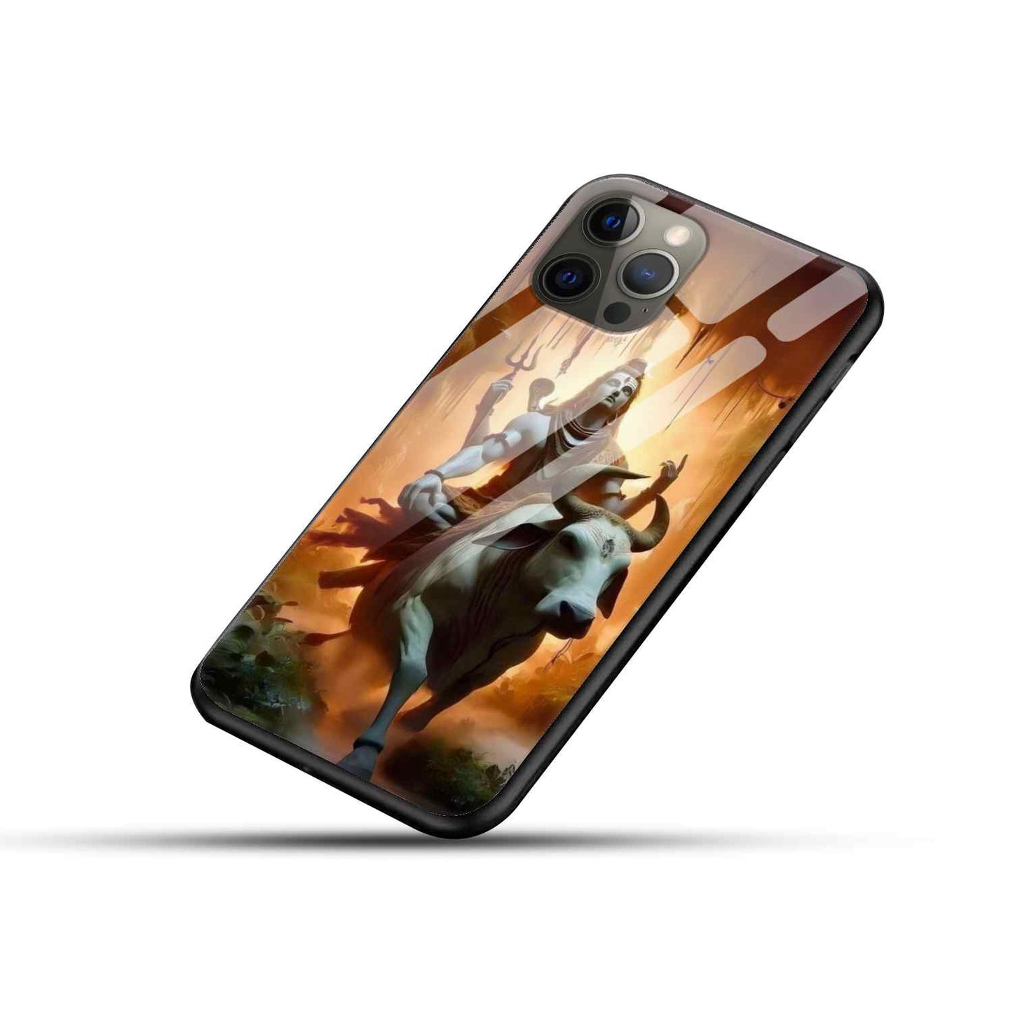 Shiv Ji Glass Back Cover