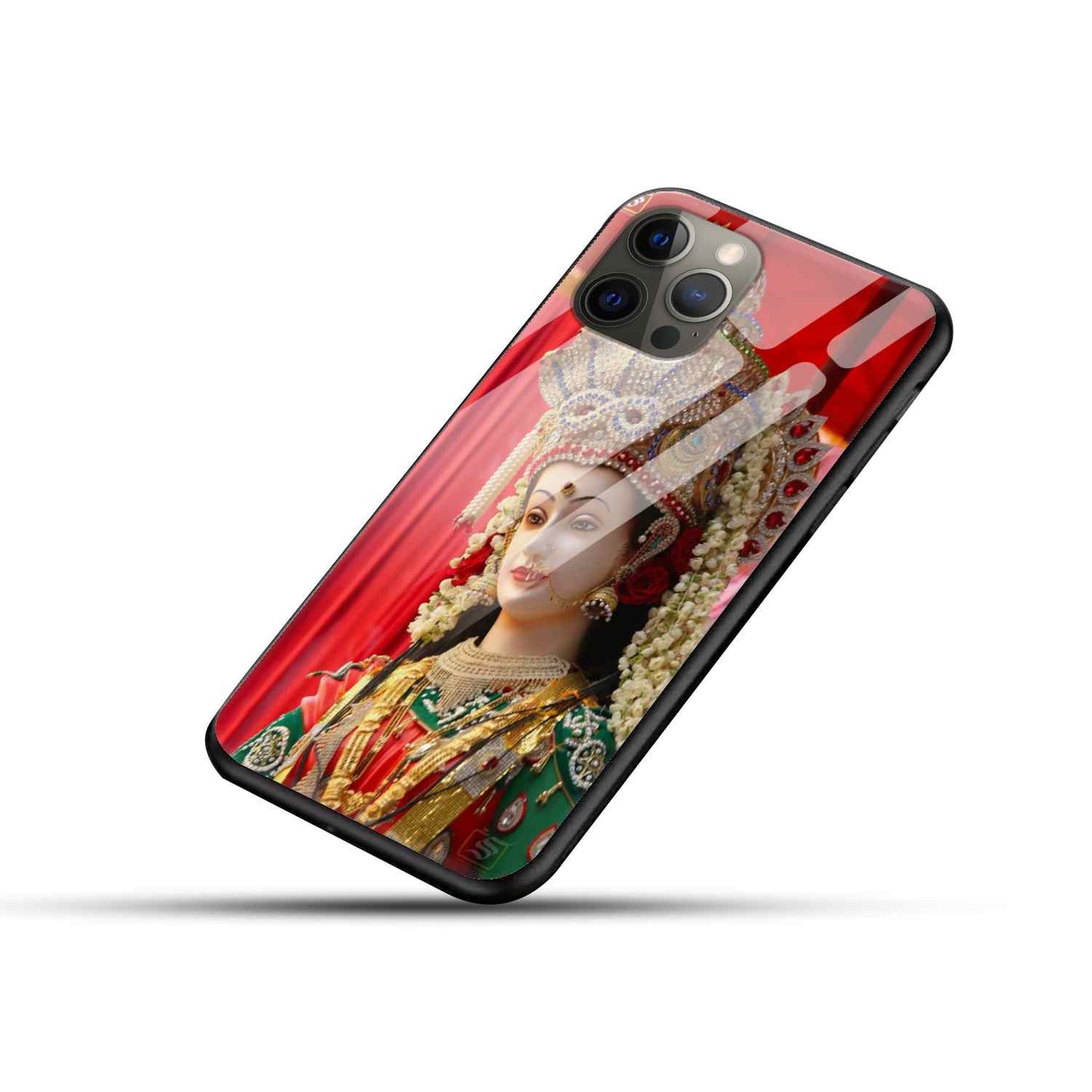 Maa Durga Glass Back Cover