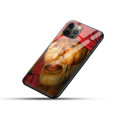 Sai Baba Glass Back Cover