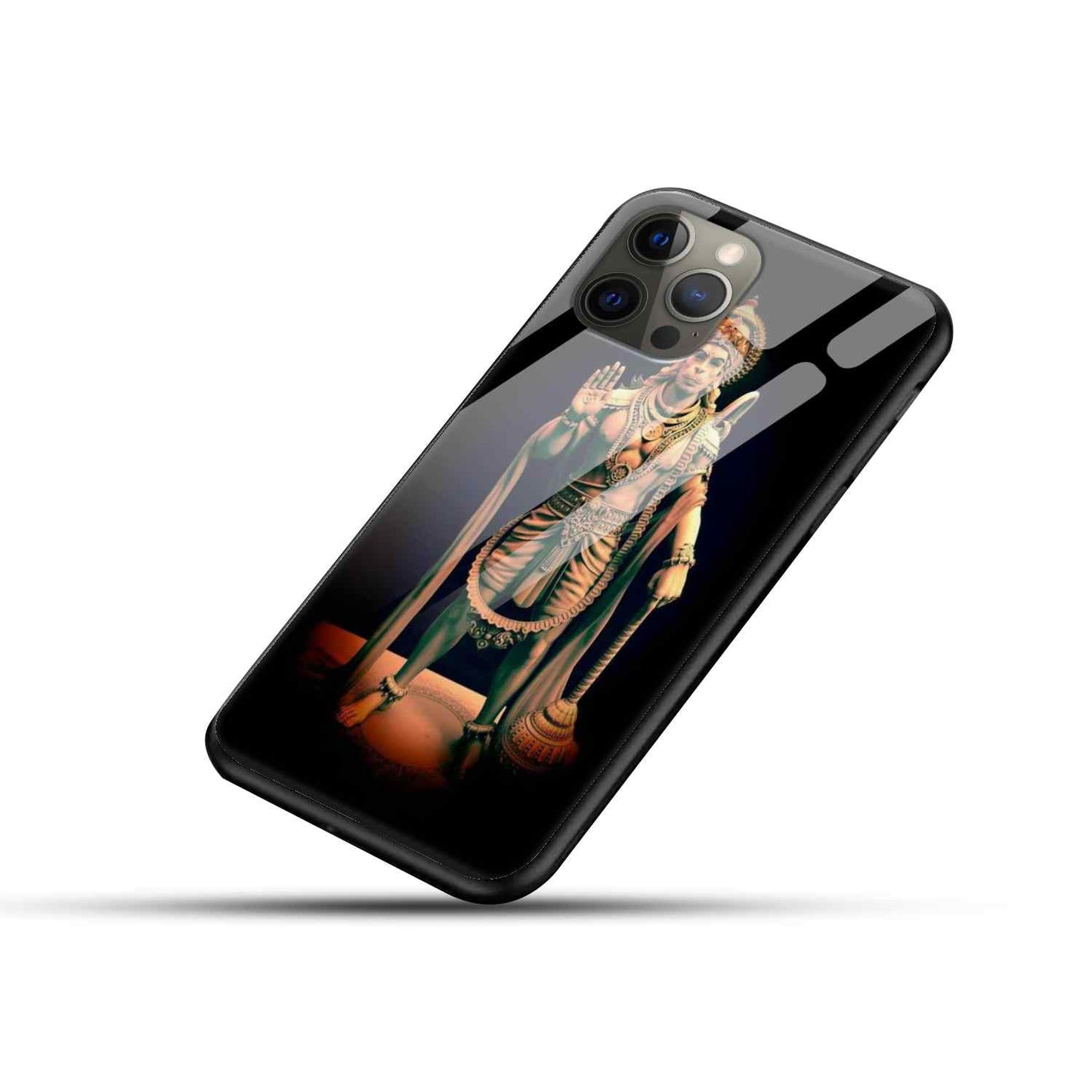 Hanuman ji Glass Back Cover