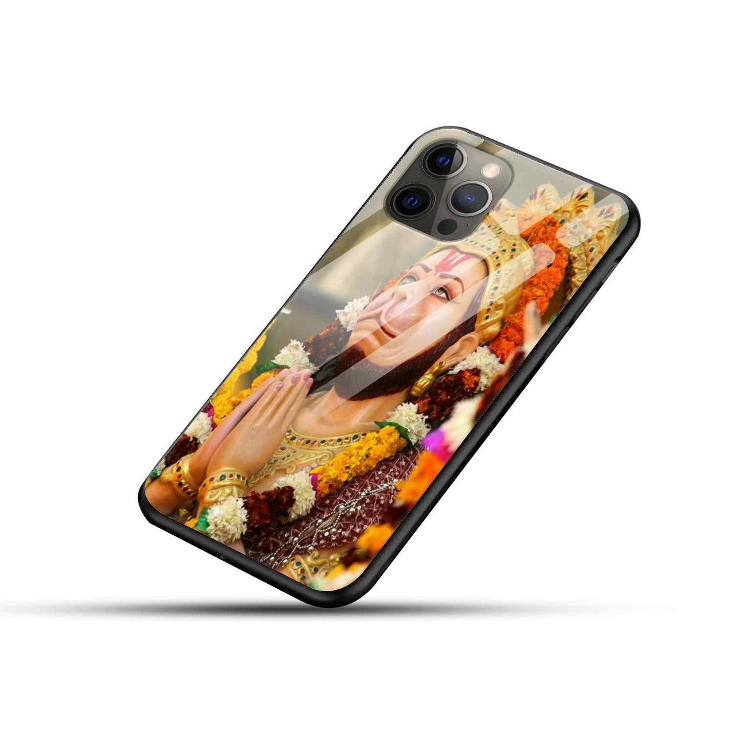 Hanuman ji Glass Back Cover