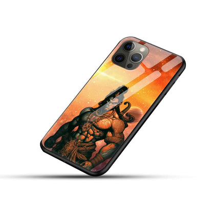 Hanuman Ji Glass Back Cover