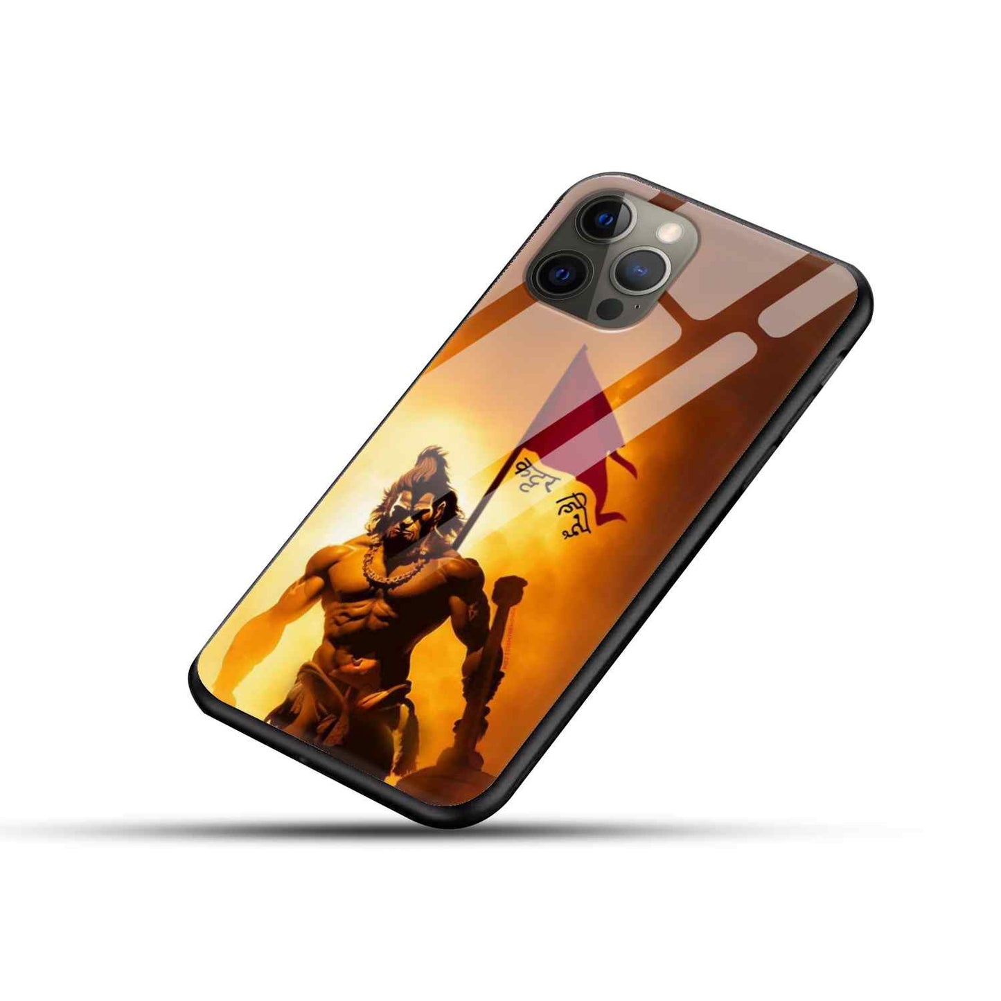 Hanuman Ji Glass Back Cover