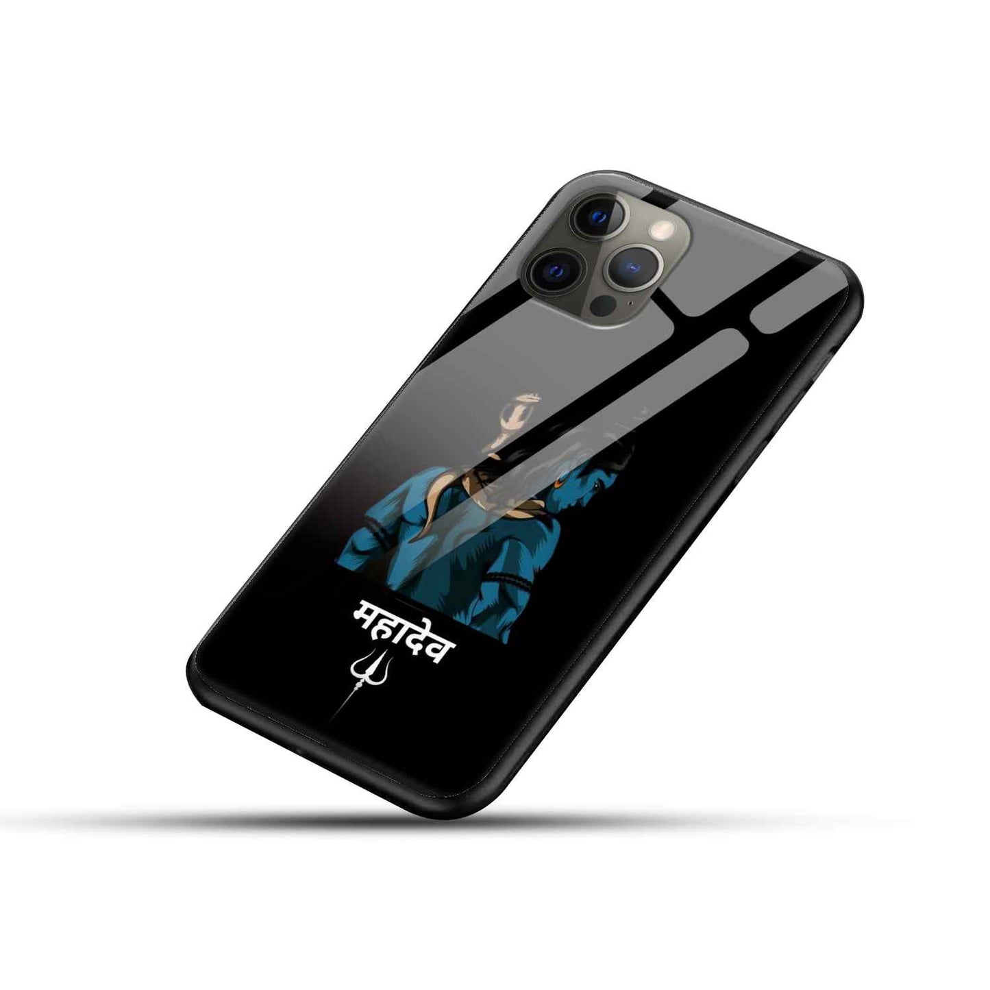 Shiv Ji  Glass Back Cover