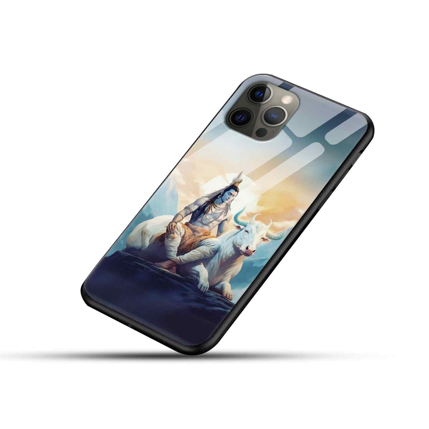 Shiv Ji Glass Back Cover