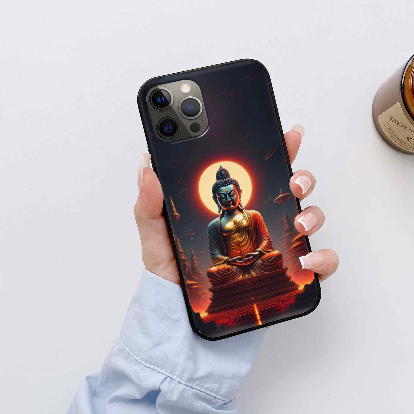 Buddha Glass Back Cover