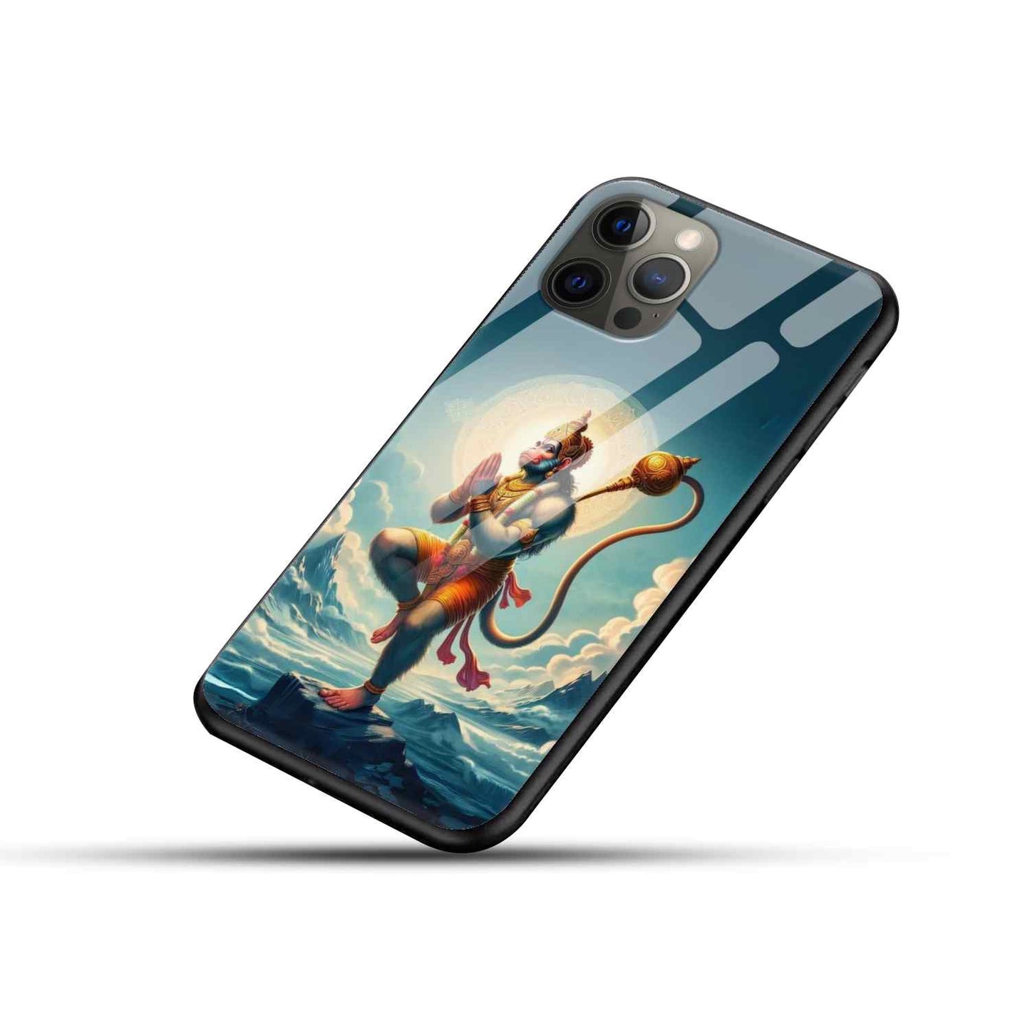 Hanuman Ji Glass Back Cover