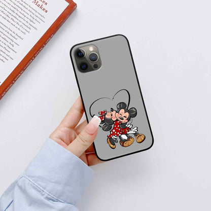 Mickey and Minnie Mouse Glass Back Cover