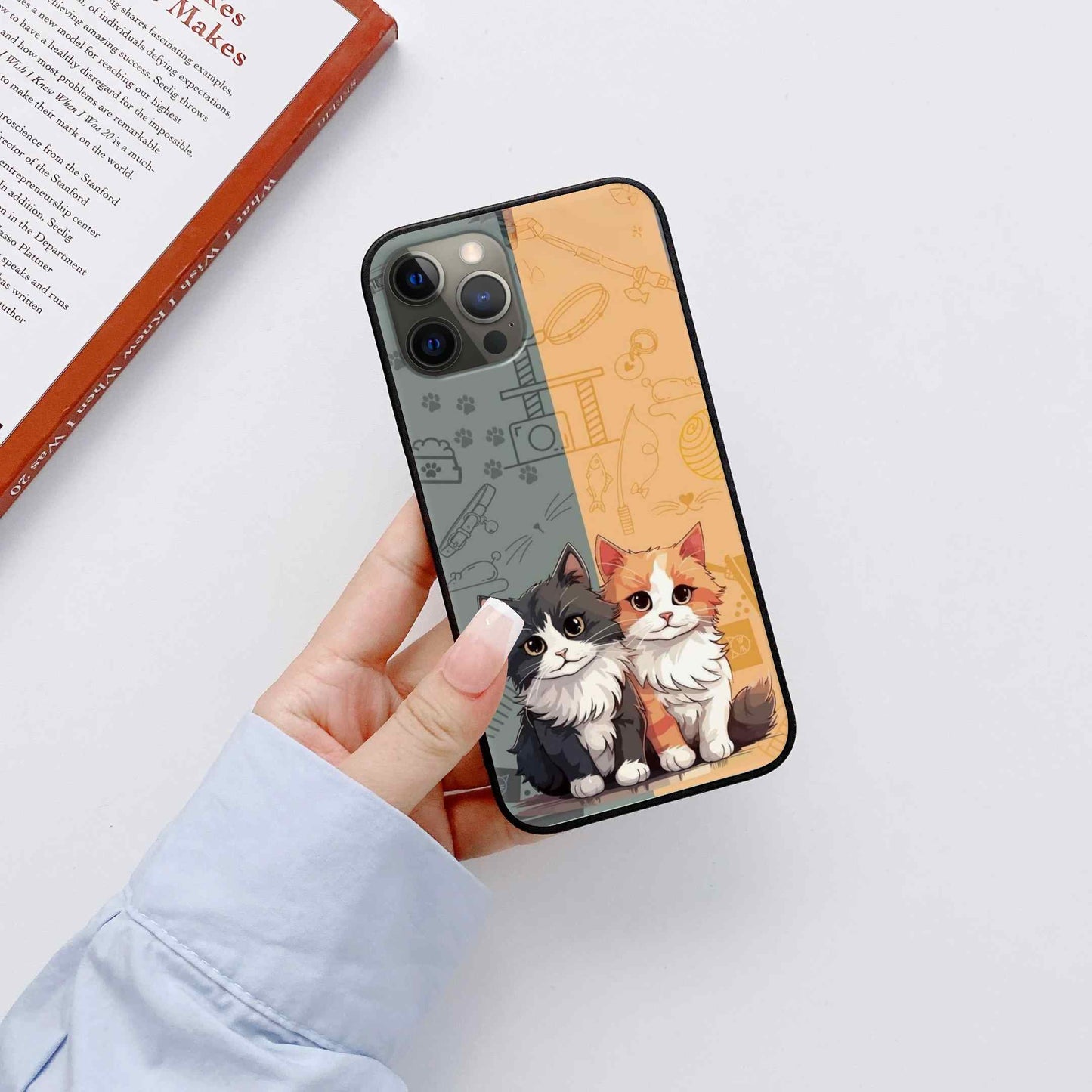 Cats Glass Back Cover