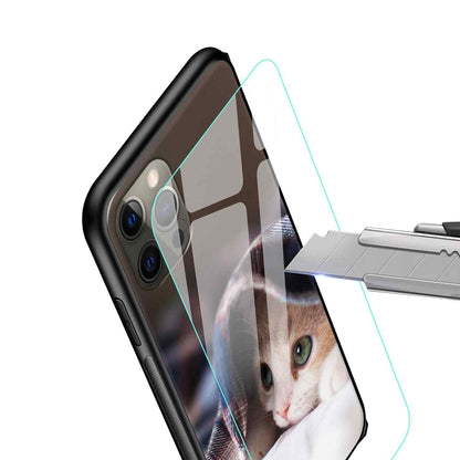 Cat Glass Back Cover