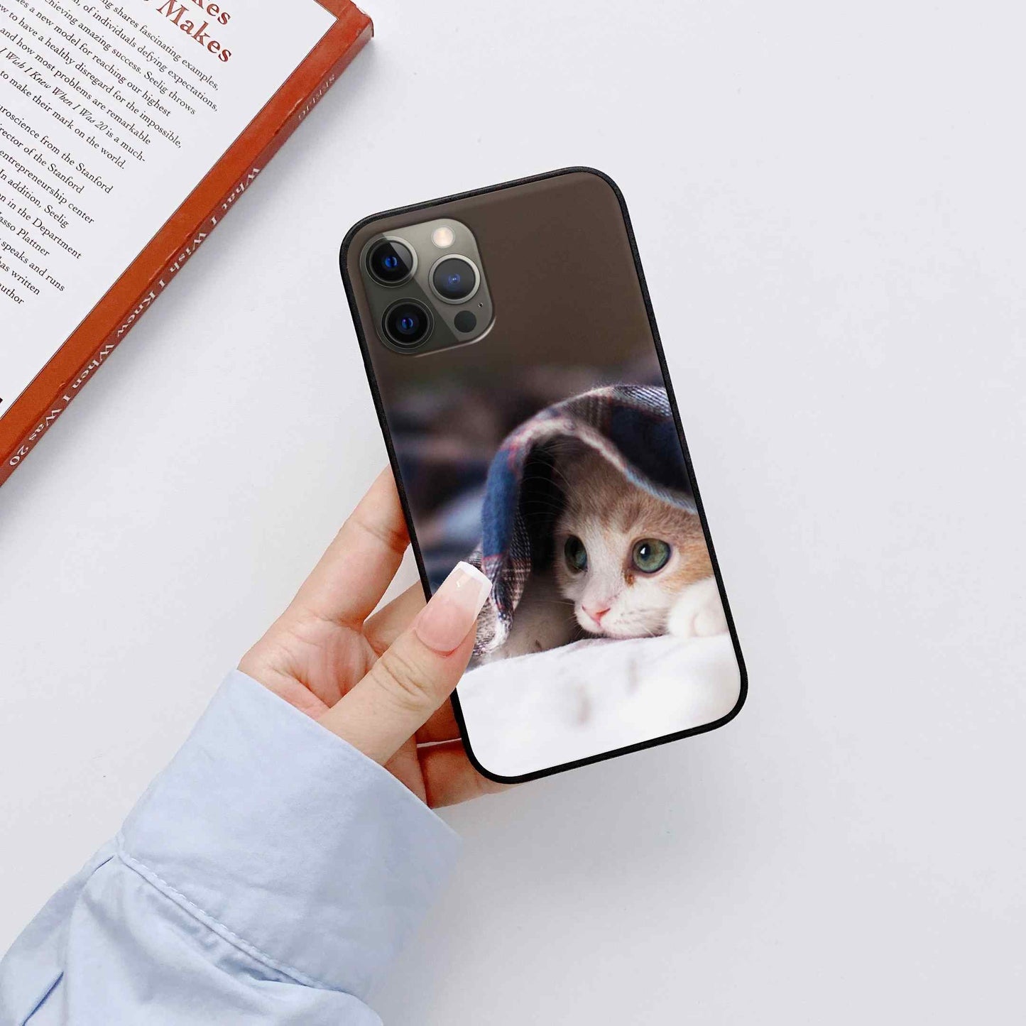 Cat Glass Back Cover