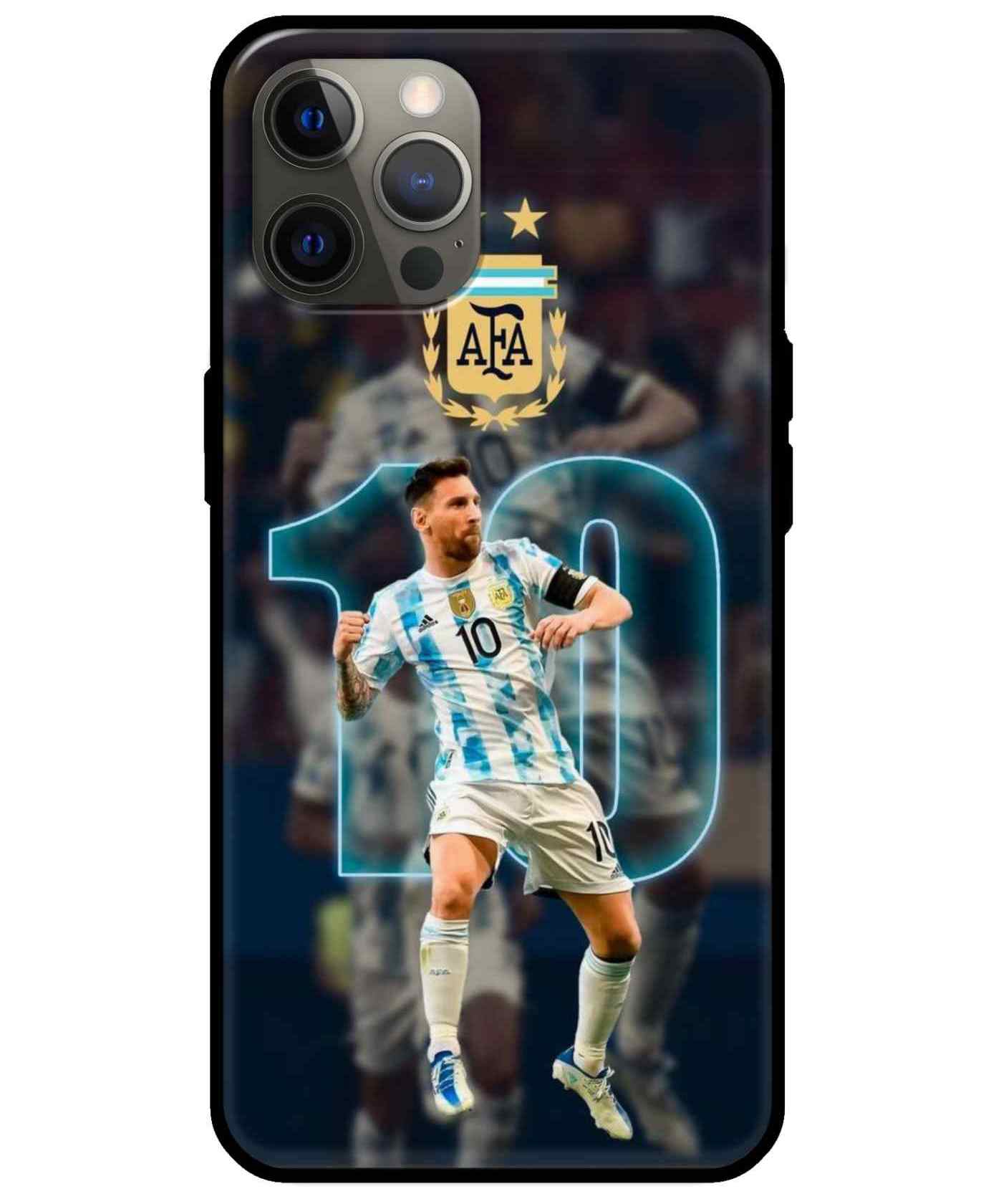 Messi Glass back cover