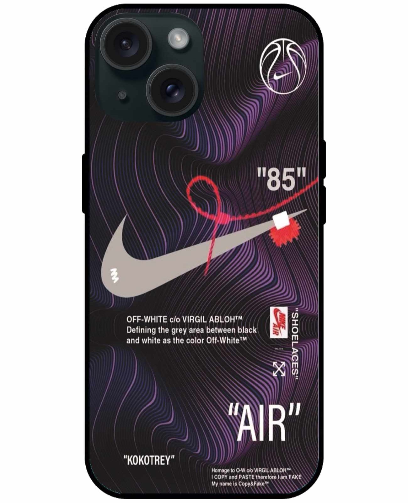 Off-White x Nike Inspired iPhone Case – Streetwear Aesthetic