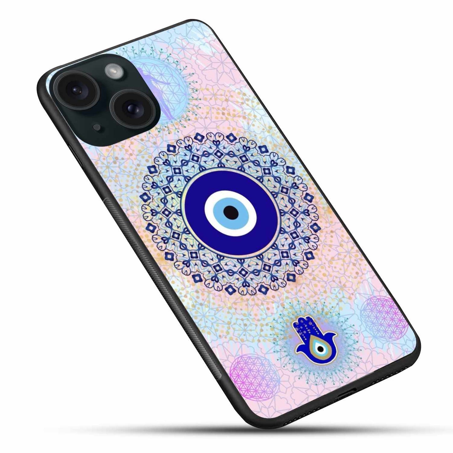 Evil Eye Phone Case – Blue Aesthetic, Protective & Trendy