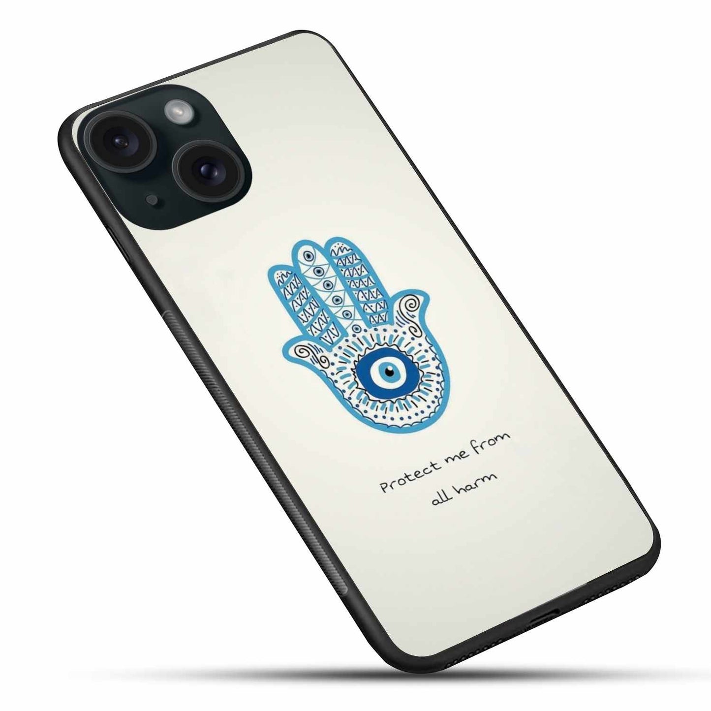 Hamsa Hand Evil Eye iPhone Case – Protection & Style