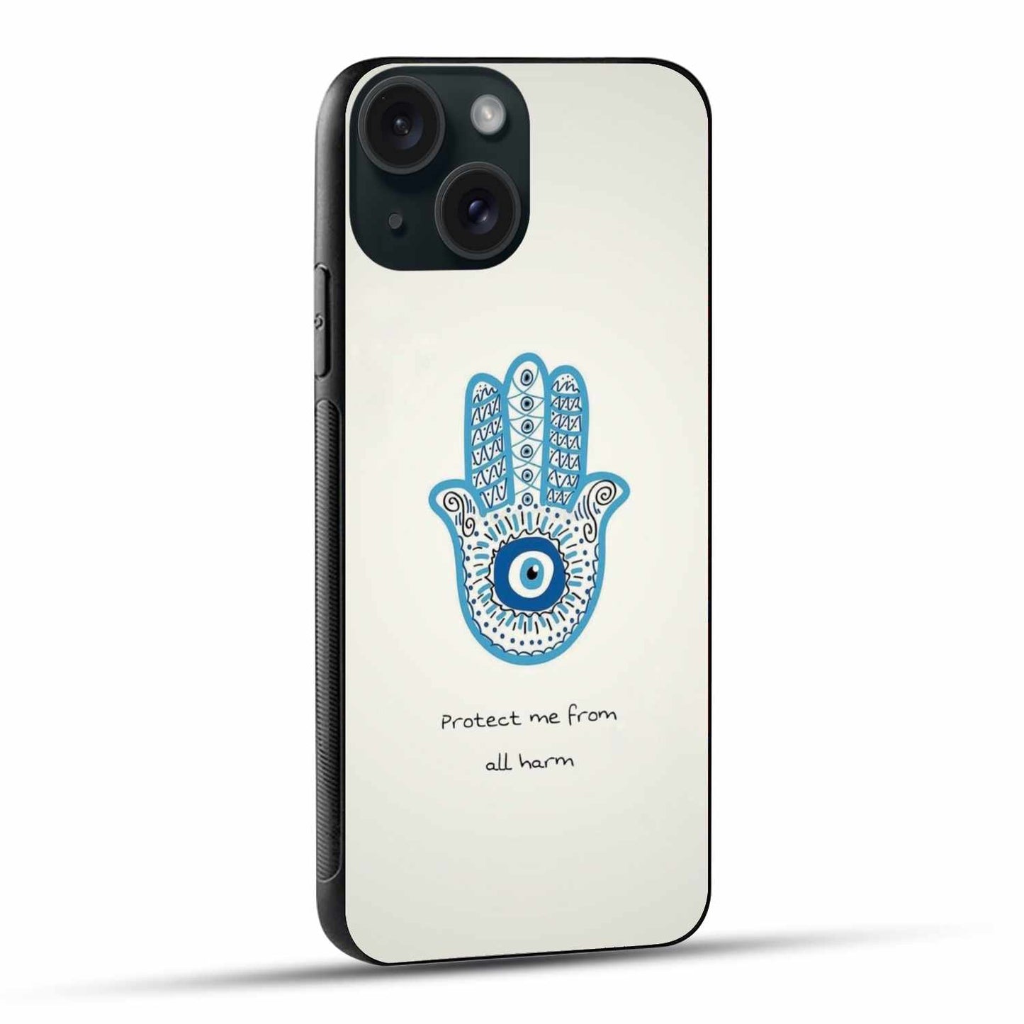 Hamsa Hand Evil Eye iPhone Case – Protection & Style