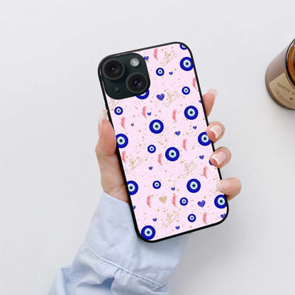 Elegant Evil Eye iPhone 15 Case – Stylish Protection & Good Vibes