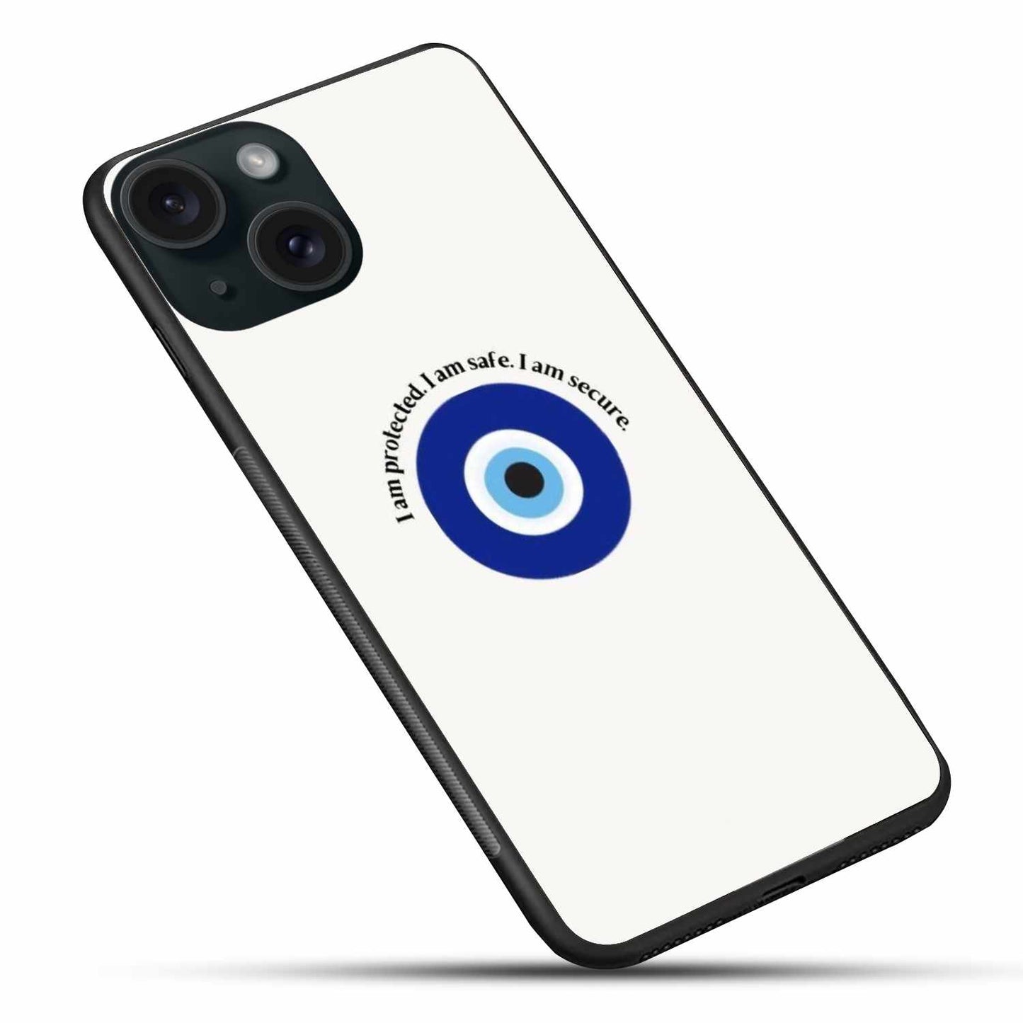 Minimalist Evil Eye iPhone 15 Case – Protection & Style