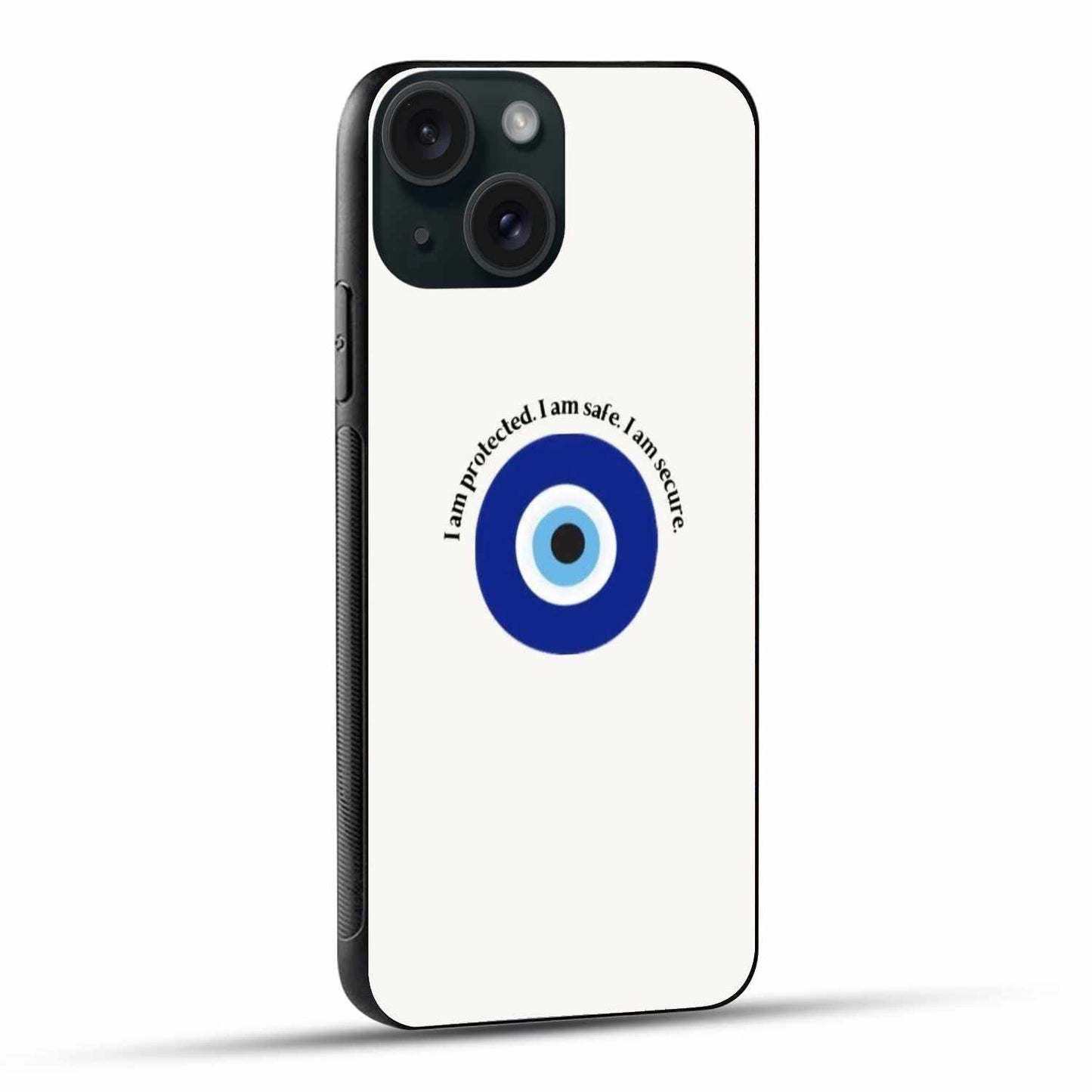 Minimalist Evil Eye iPhone 15 Case – Protection & Style